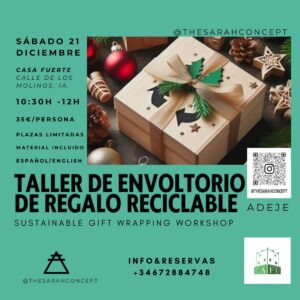 Taller de Envoltorio de Regalo Reciclable - Monthly Workshop
