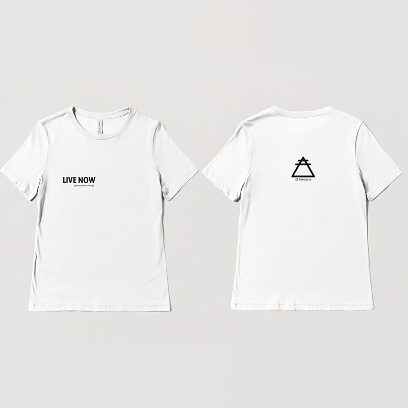 Hand-Painted T-Shirt – LIVE NOW